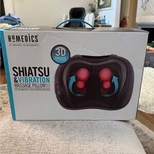 Homedics Shiatsu Vibration Massage Pillow with Heat
